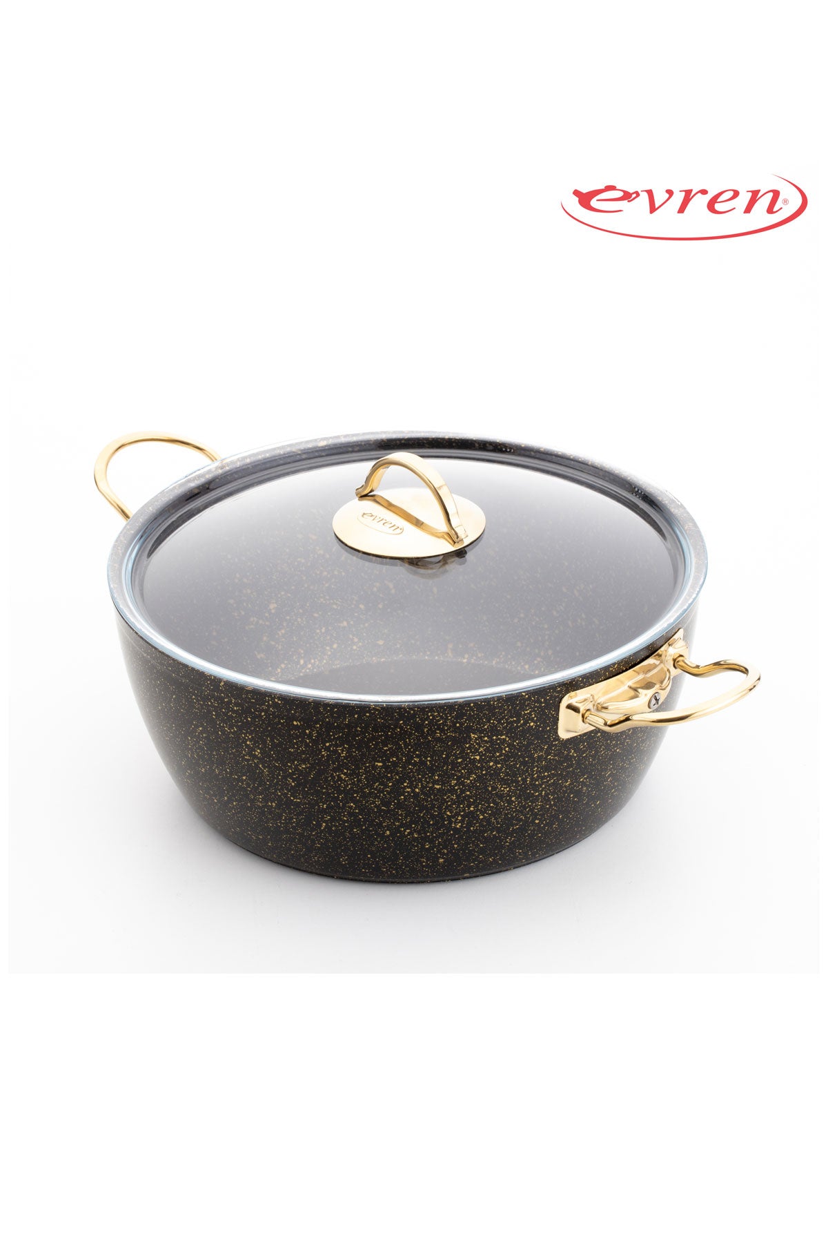 Oala adanca EVREN GOLD STONE - 32cm