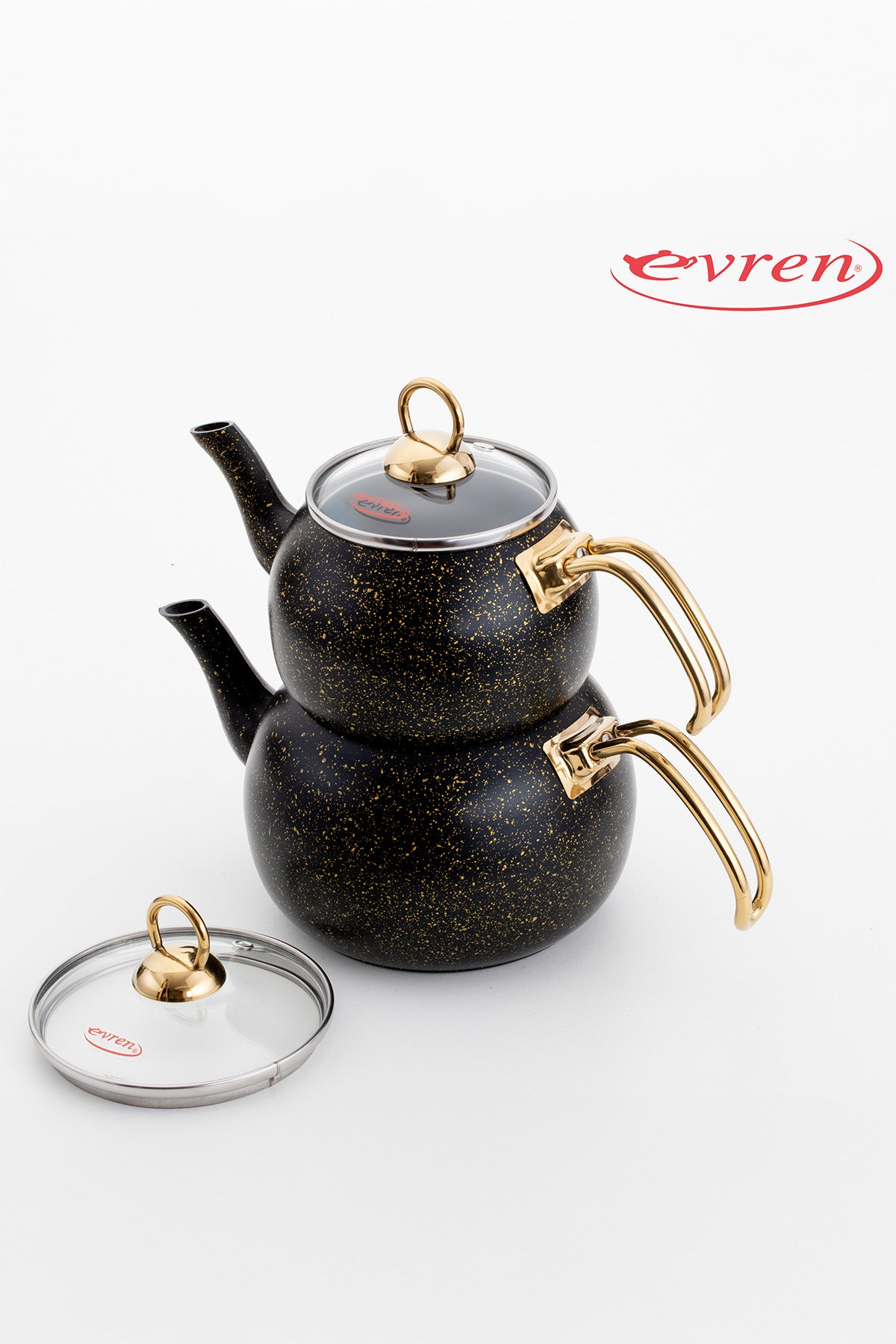 Set ceainic mediu EVREN GOLD STONE