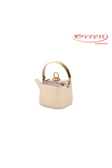 Ceainic patrat EVREN CREAM - 2,25