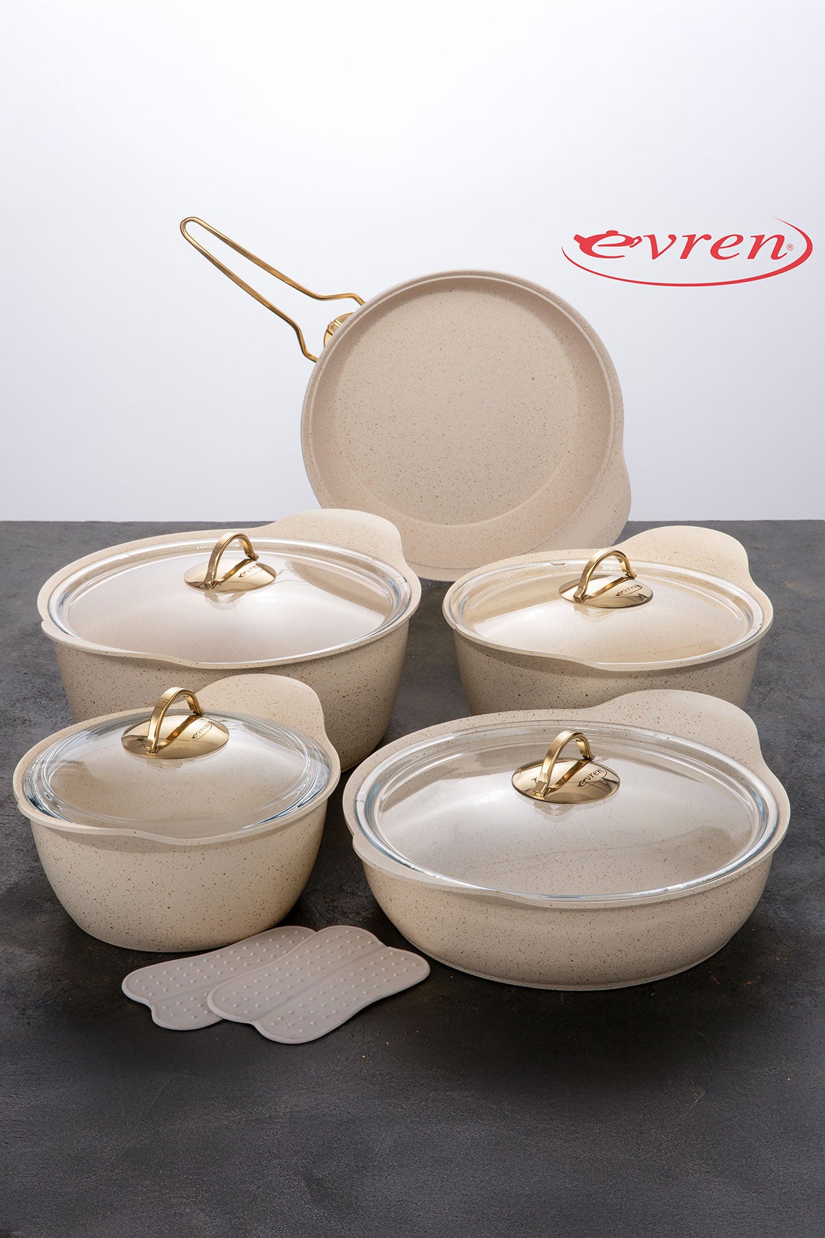 Set 9 piese delfin EVREN CREAM